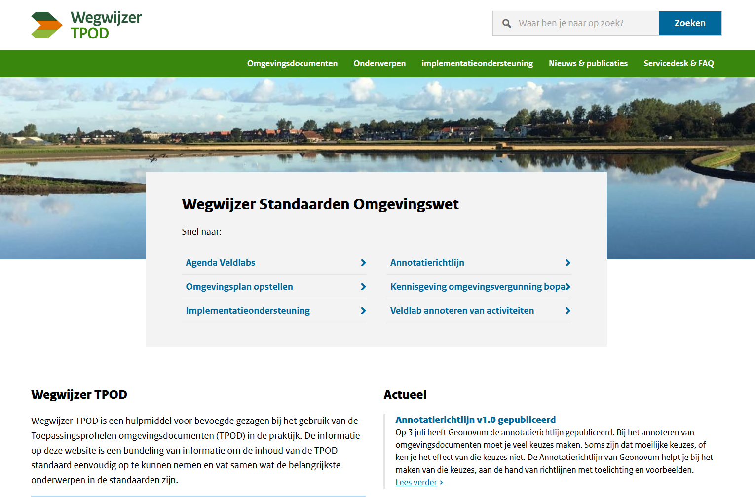 screenshot Wegwijzer